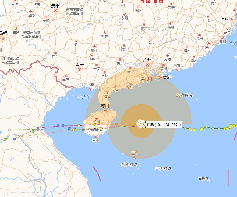 最新气象台风信息：中国地区实时更新